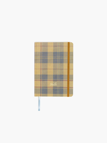 Oddli Oddli Notebook - blue and yellow plaid