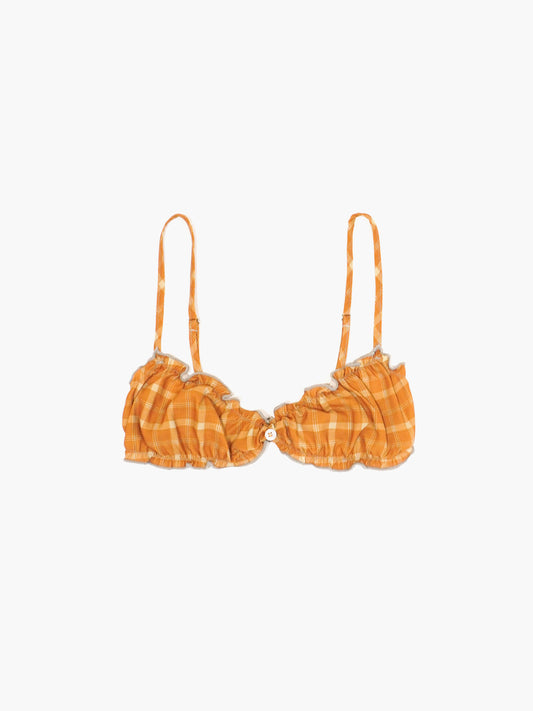 Oddli Plaid Bralette