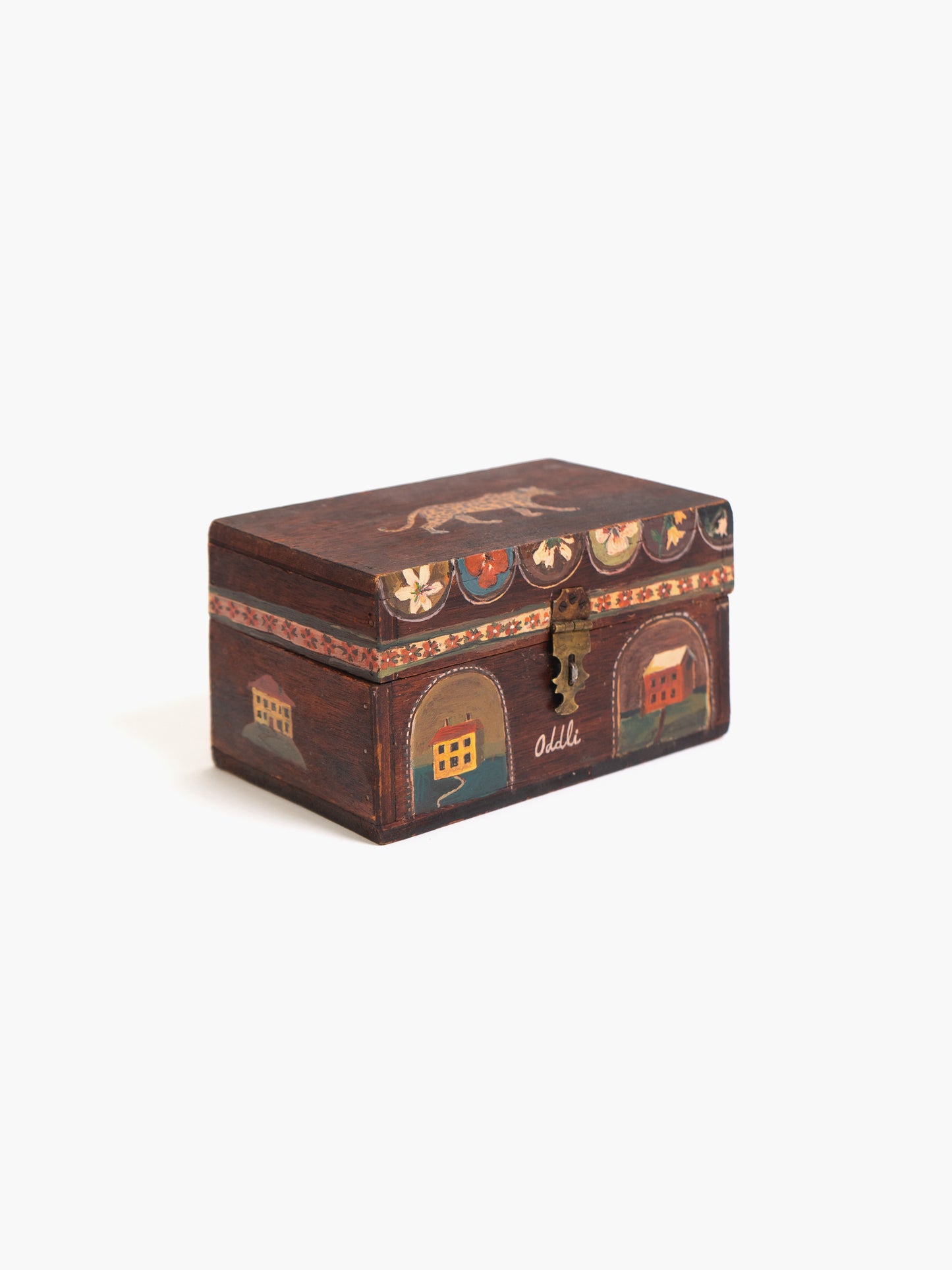 Hand Painted Wooden Box
