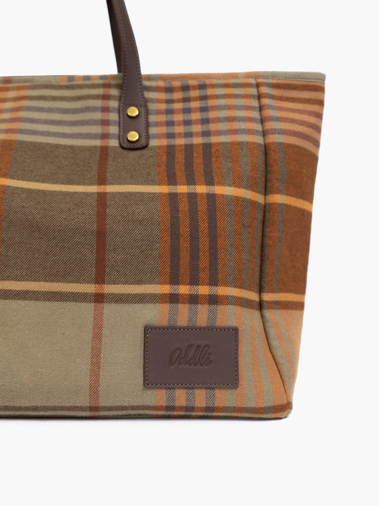 Large Plaid Bag
