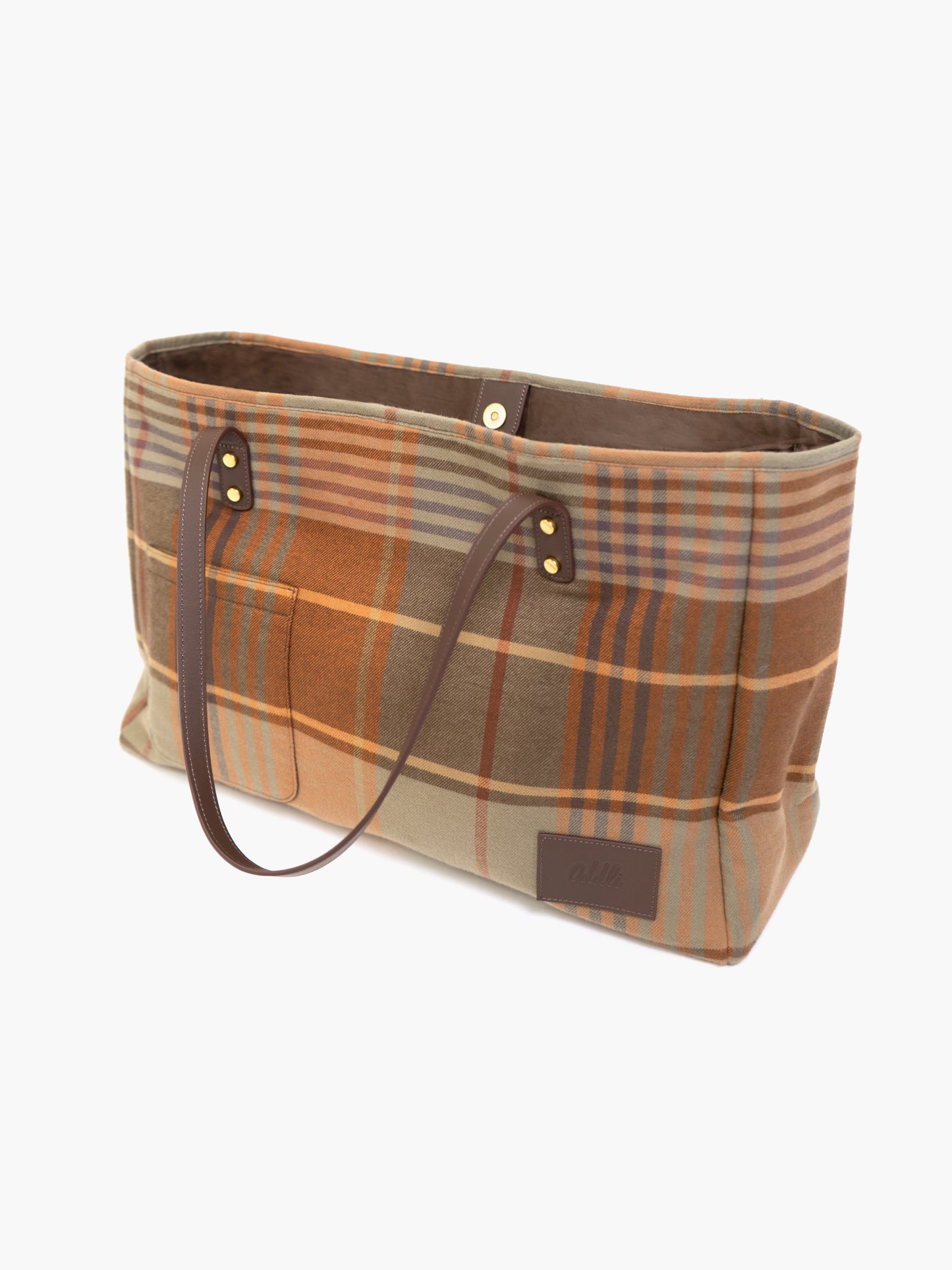 Large Plaid Bag