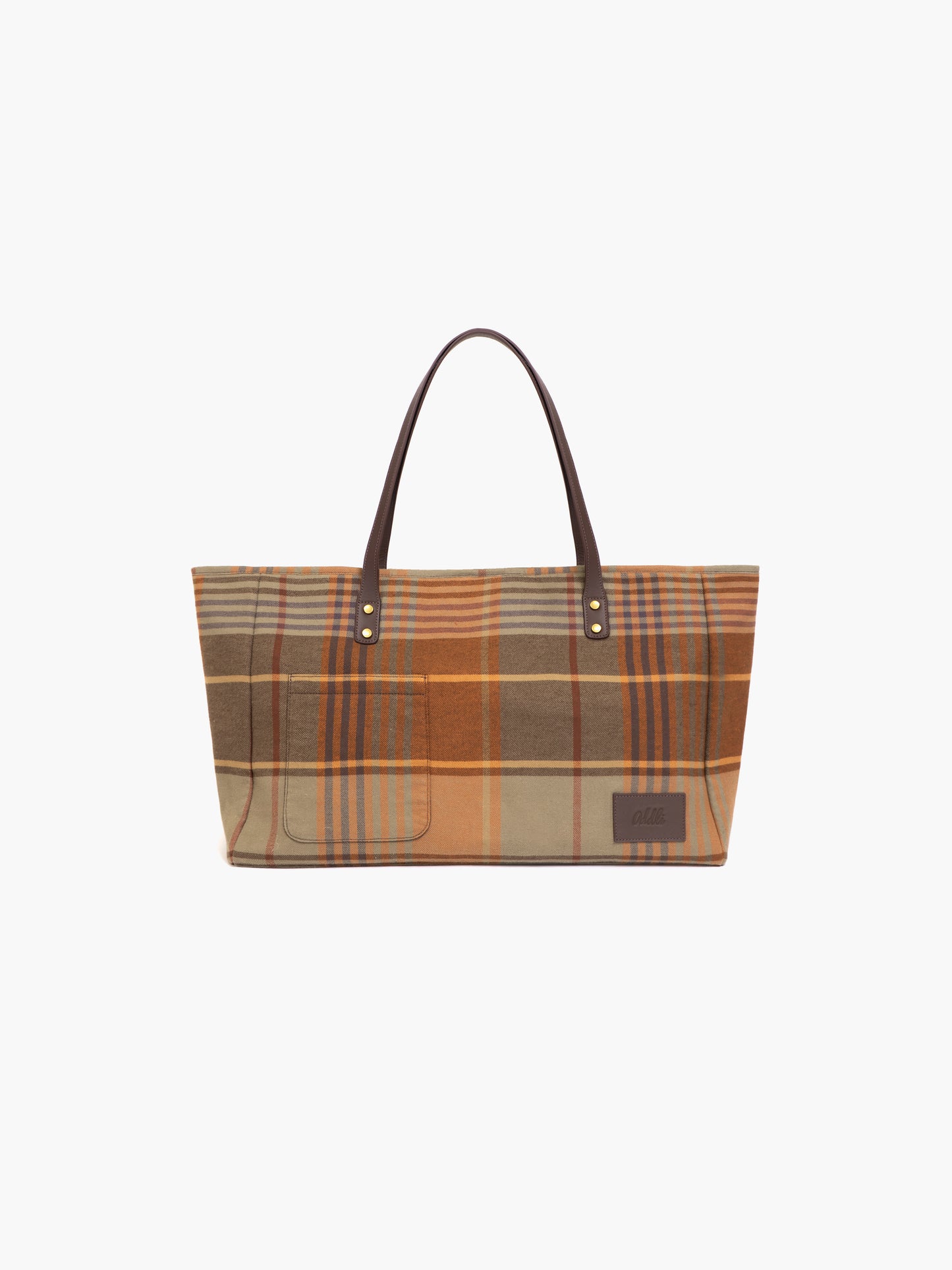 Large Plaid Bag