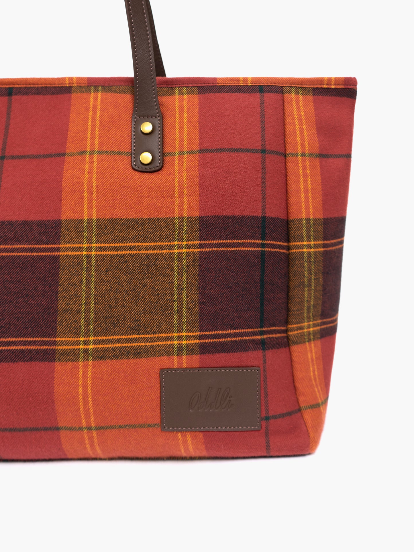 Large Plaid Bag