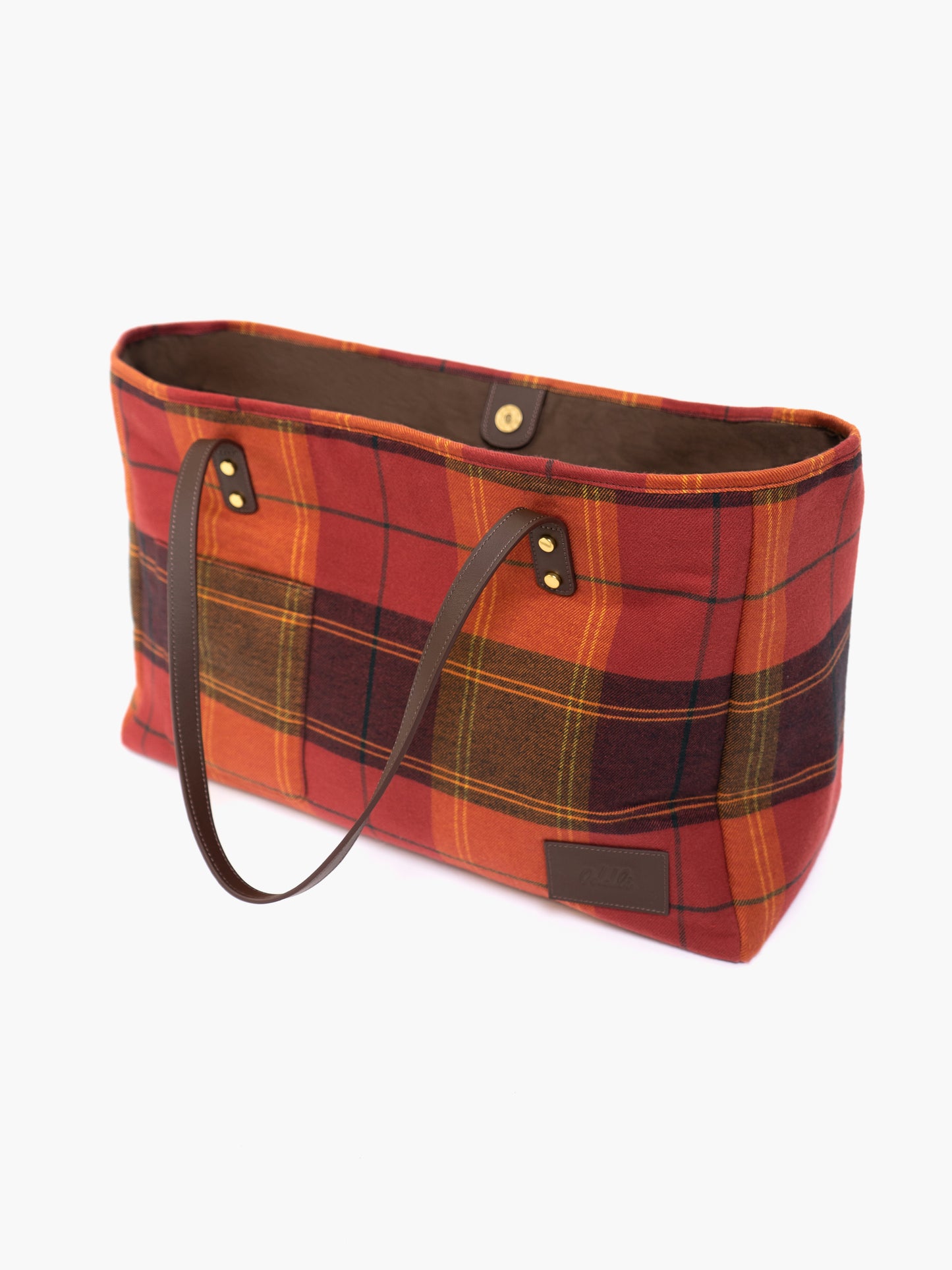 Large Plaid Bag