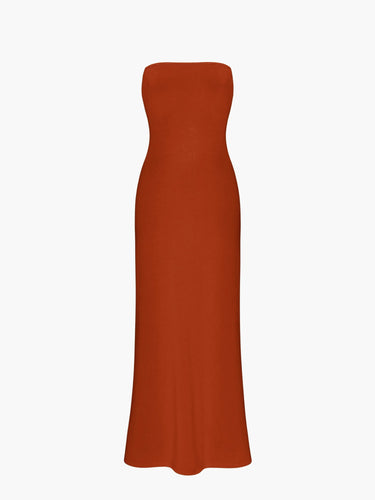 Oddli The First Date Dress - red orange