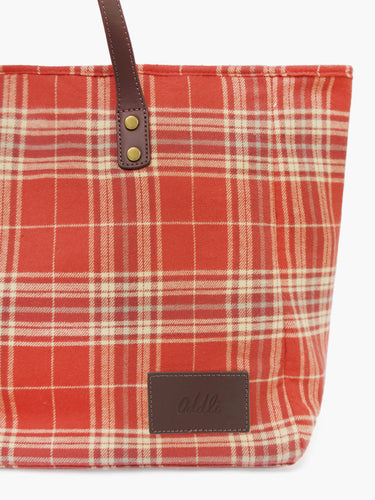 Large Plaid Bag