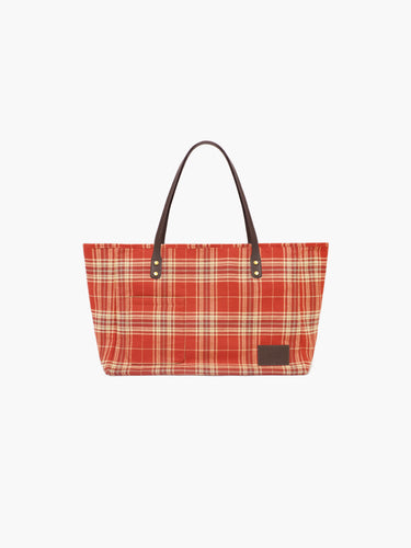 Oddli Large Plaid Bag - amelia plaid