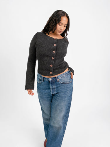 Long Sleeve Cashmere Cardigan