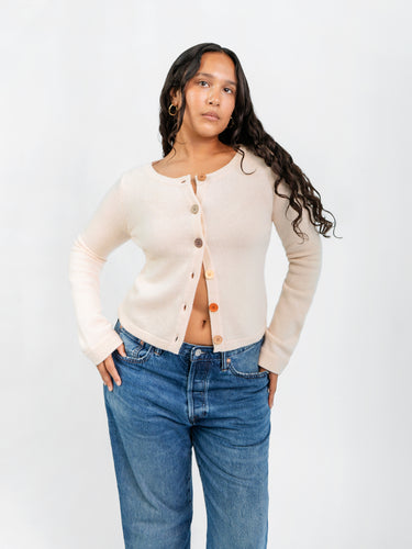 Long Sleeve Cashmere Cardigan