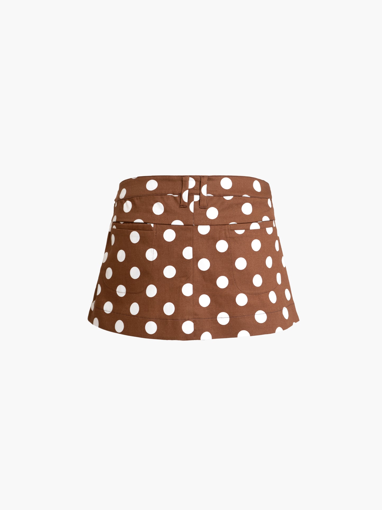 Button Suit Mini Skirt