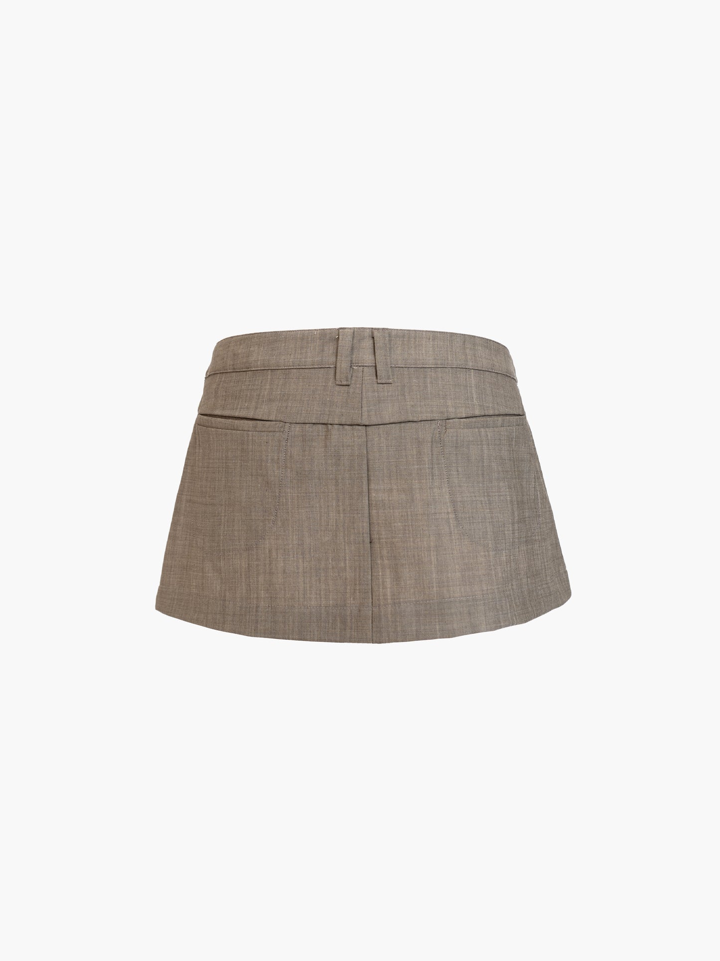 Button Suit Mini Skirt