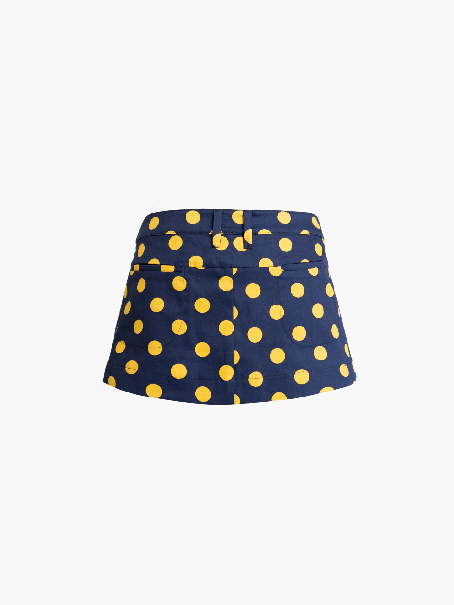 Button Suit Mini Skirt