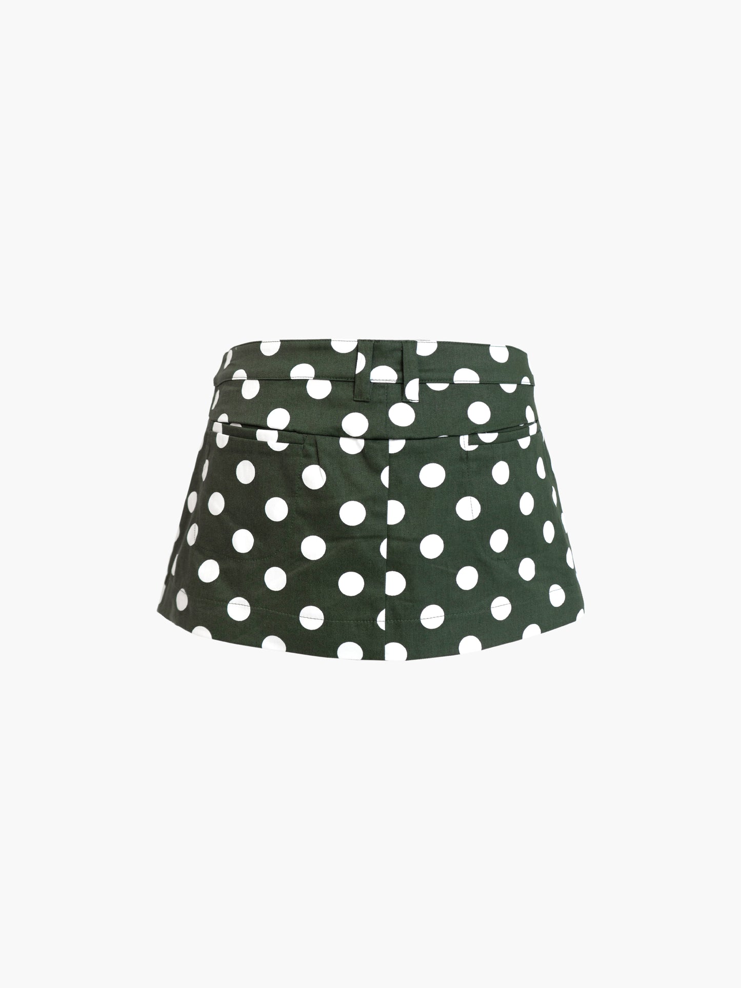 Button Suit Mini Skirt