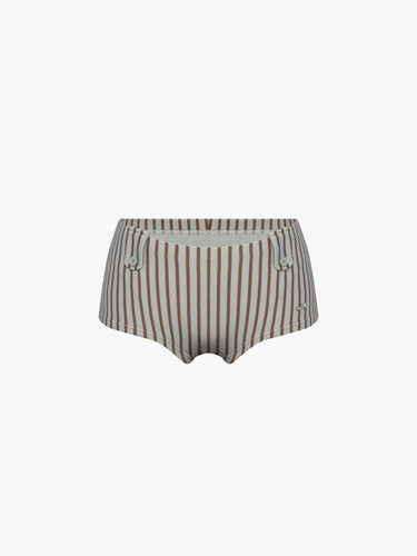 Oddli Mini Swim Short - blue and red stripe