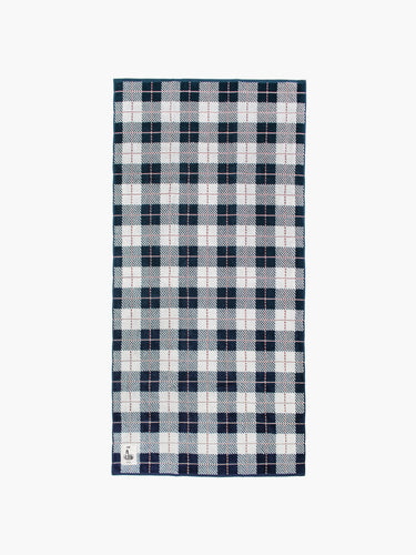 Oddli Oddli Towel - navy and red plaid