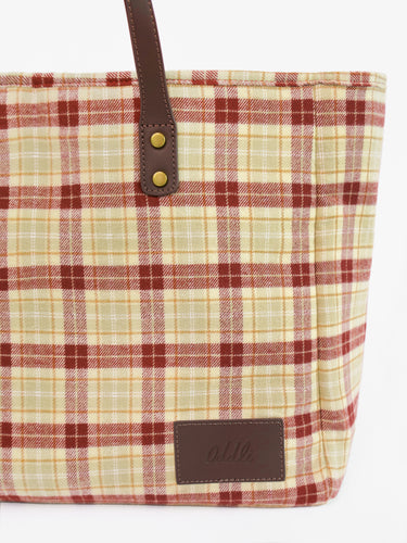 Large Plaid Bag
