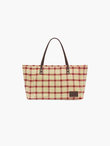 Oddli Large Plaid Bag - willa plaid